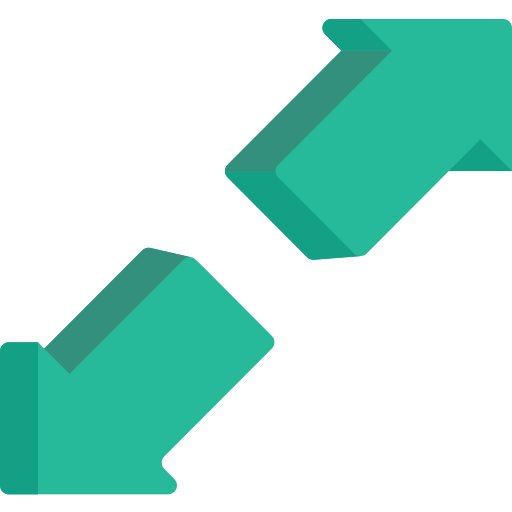 Diagonal arrow icon