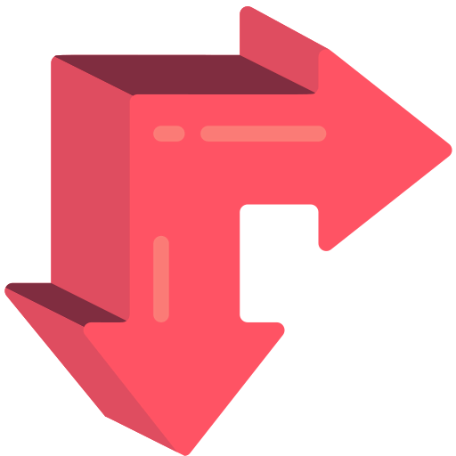 Double arrow icon