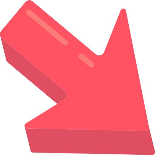 Diagonal arrow 상