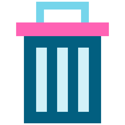 Trash can icon
