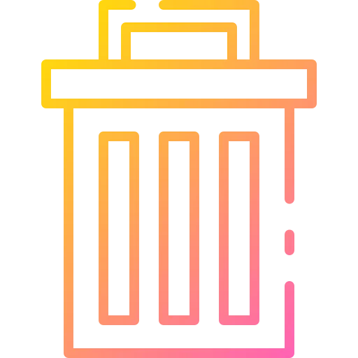 Trash can icon