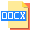 Docx file 图标 64x64