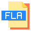 Fla file 图标 64x64