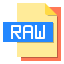 Raw file icon 64x64