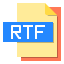 Rtf file Ikona 64x64