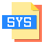 Sys file Ikona 64x64