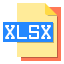 Xlsx format Ikona 64x64