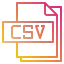 Csv file 图标 64x64