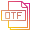 Otf file Ikona 64x64