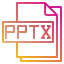 Pptx file Ikona 64x64
