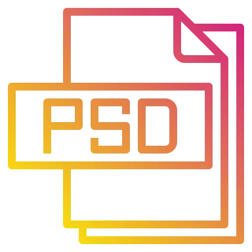 Psd file 图标