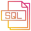 Sql file Ikona 64x64
