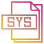 Sys file Ikona 64x64