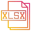 Xlsx format Ikona 64x64