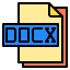 Docx file 图标 64x64