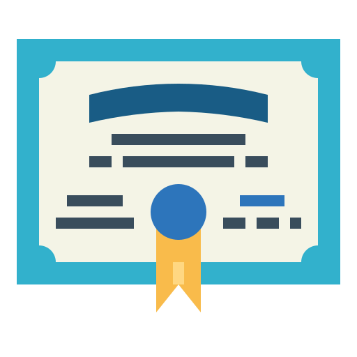 Certificate icon