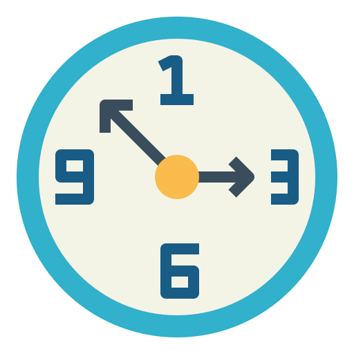 Wall clock icon