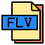 Flv file 图标 64x64
