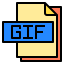 Gif file 图标 64x64