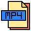 Mp4 file іконка 64x64