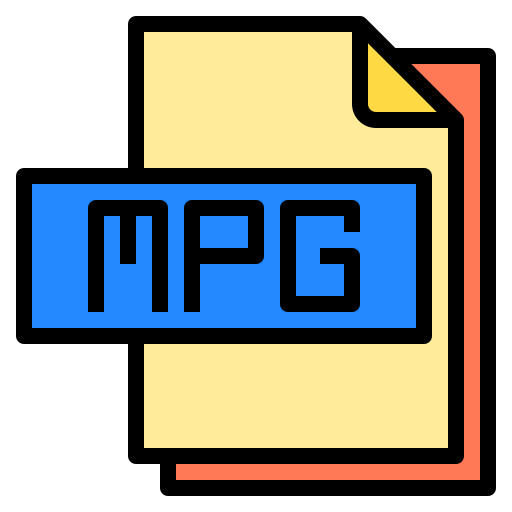 Mpg file ícone
