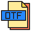 Otf file 图标 64x64