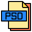 Psd file 图标 64x64