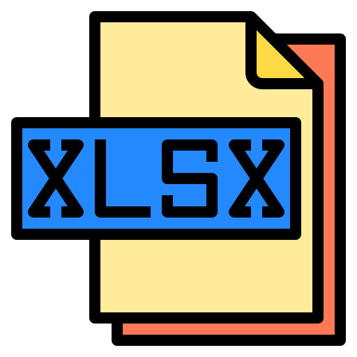 Xlsx format Ikona
