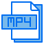 Mp4 file Symbol 64x64