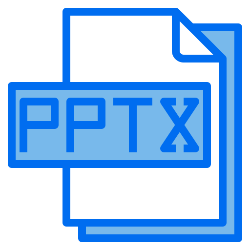 Pptx file アイコン