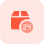 24 hour clock icon 64x64