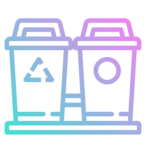 Garbage bin icon