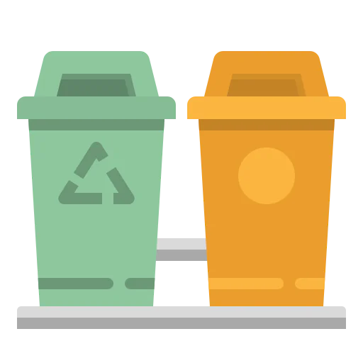 Garbage bin icon