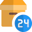 24 hours 图标 64x64