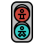 Traffic light icon 64x64