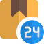 24 hours support icon 64x64