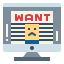 Wanted icon 64x64