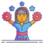 Cheerleader icon 64x64