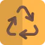 Recycle symbol icon 64x64