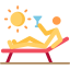 Sunbathing icône 64x64