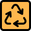 Символ переработки иконка 64x64