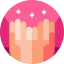 Open hands icon 64x64