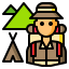 Camping icon 64x64