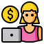 Businesswoman icon 64x64