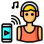 Music player icon 64x64