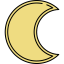 Crescent moon icon 64x64