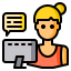 Work from home icon 64x64