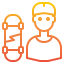 Skateboard icon 64x64