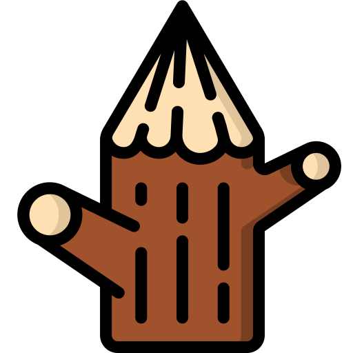 Tree stump icon