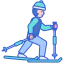 Skiing Symbol 64x64